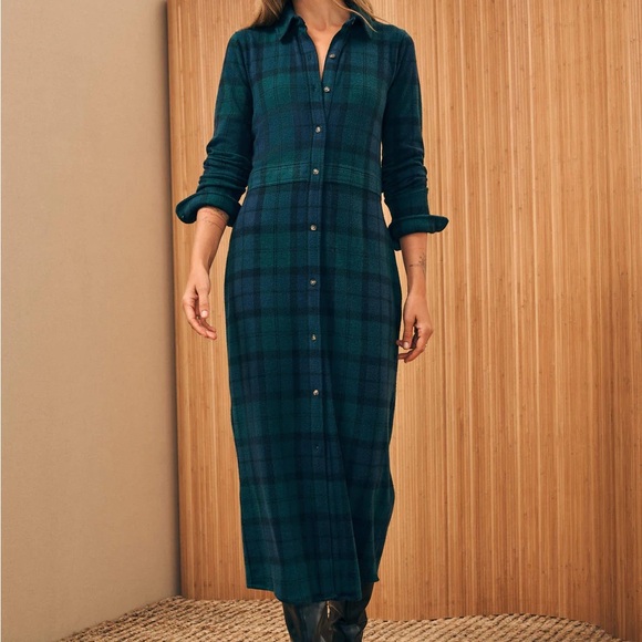 Faherty Legend Sweater Maxi Dress - Picture 2 of 12